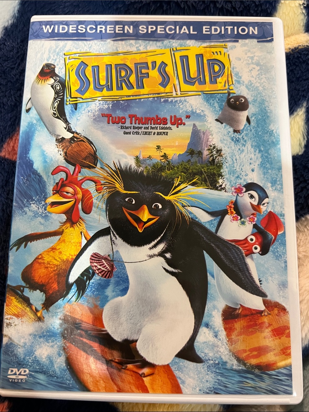 Surf’s Up DVD 2007 Animated Surfing Comedy Penguin Movie Family Film z30